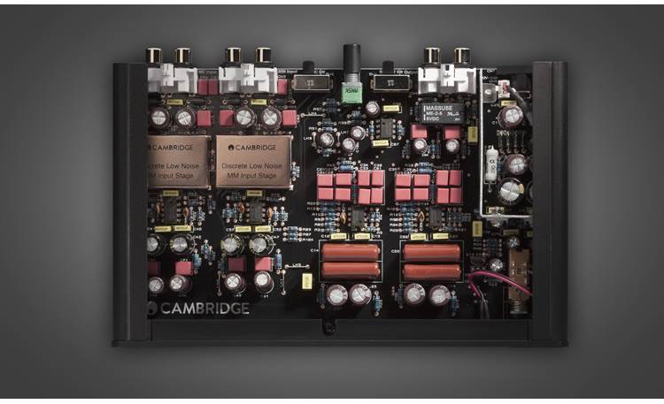 Cambridge Audio CP2 Top view with chassis cover removed