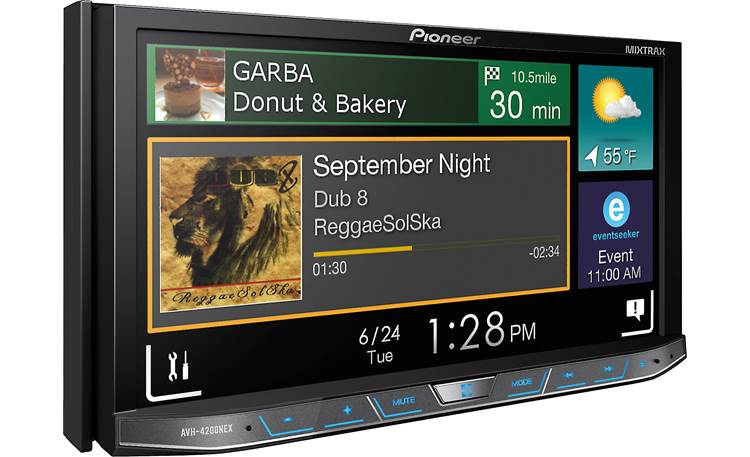 Pioneer AVH-4201NEX Package Pioneer AVH-4200NEX DVD receiver with