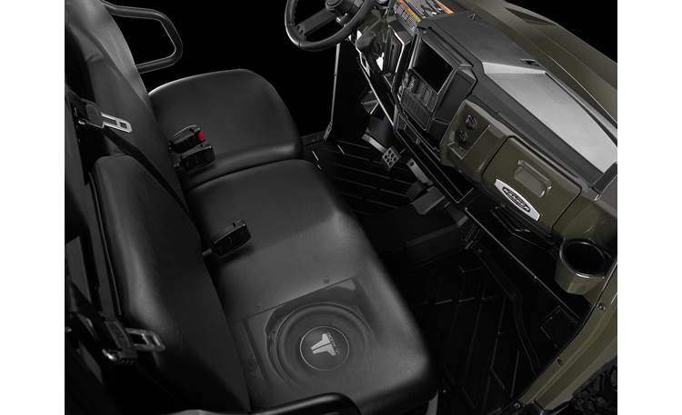JL Audio 94622 PowerSport Stealthbox® Fits under the seat (cutaway view)