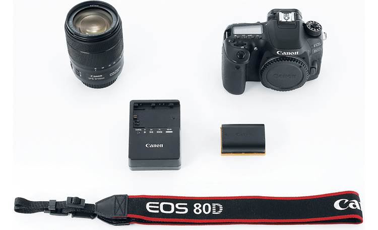 Canon EOS 80D Telephoto Lens Kit EOS 80D Telephoto Kit contents