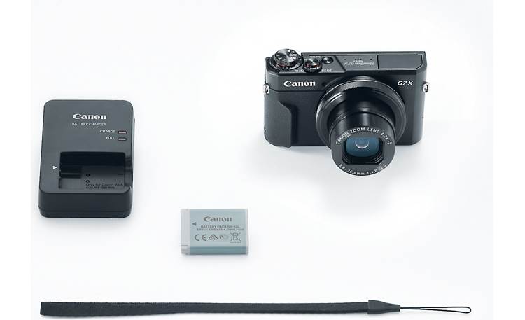 Canon PowerShot G7 X Mark II Shown with included accessories