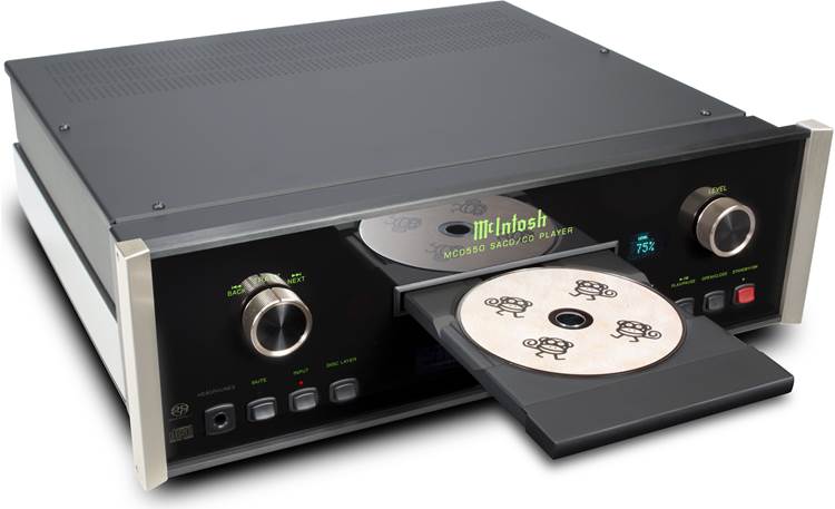 McIntosh MCD550 Shown with disc drawer extended