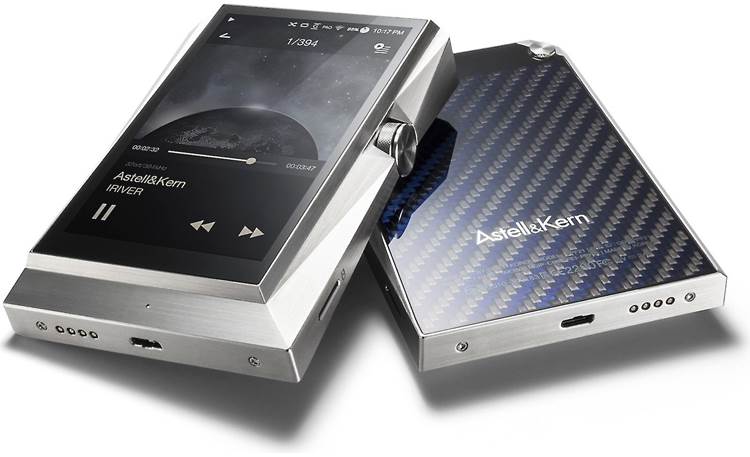 Astell&Kern AK380 Stainless Steel High-resolution portable music player  with Wi-Fi® and matching headphone amp at Crutchfield