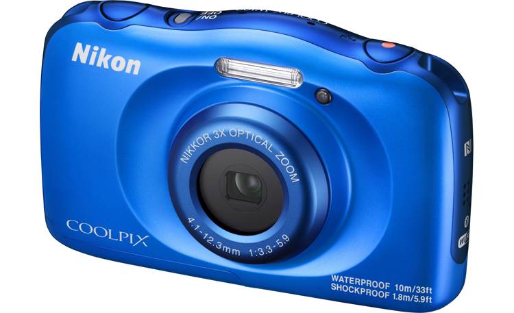 Nikon Coolpix W100 (Blue) 13.2-megapixel waterproof/shockproof