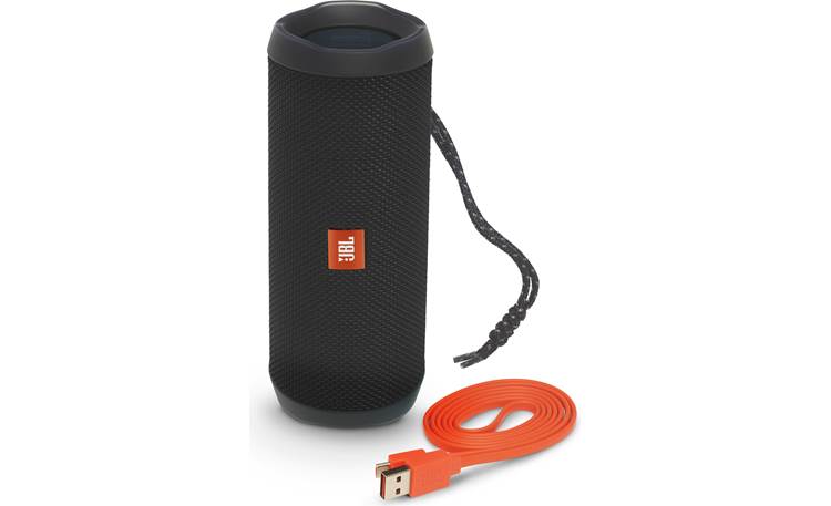 JBL Flip 4 Black - with included accessories