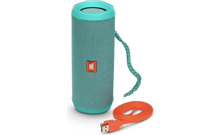 JBL Flip 4 Teal - with included accessories
