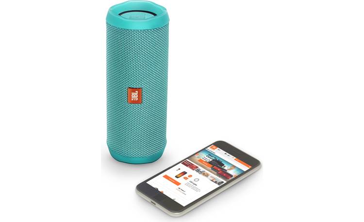 JBL Flip 4 Teal - control with free JBL app (smartphone not included)