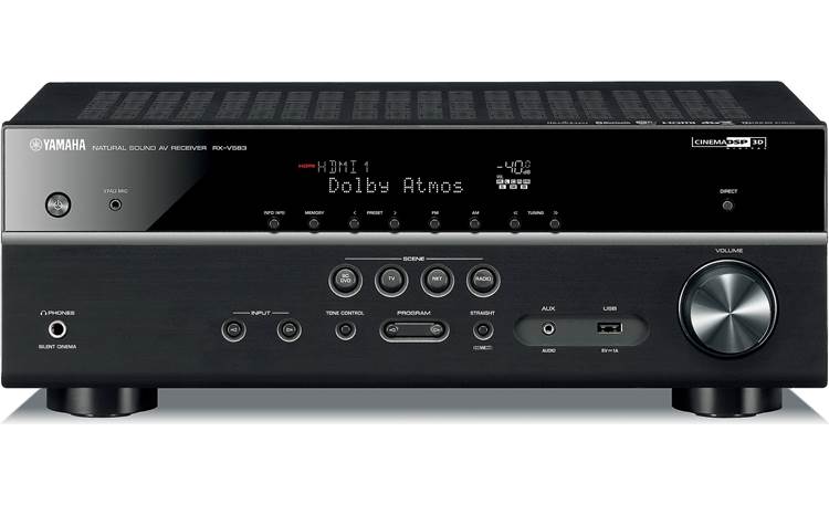 Yamaha RX-V583 7.2-channel home theater receiver with Wi-Fi