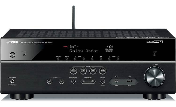 Yamaha RX-V583 7.2-channel home theater receiver with Wi-Fi