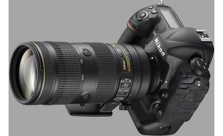 Nikon AF-S NIKKOR 70-200mm F/2.8E FL ED VR Shown mounted on Nikon DSLR (not included)