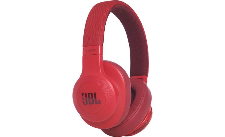 program Måler legering JBL E55BT (Red) Wireless Bluetooth® over-ear headphones at Crutchfield