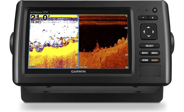 Garmin Echomap Chirp 73cv Garmin Echomap Chirp 73Cv 7" Chartplotter With Chirp Clearvü Sonar And  Lakevu™ Maps At Crutchfield