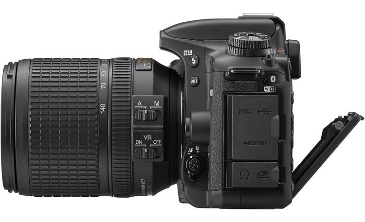Nikon D7500 Kit Shown with screen tilted downward