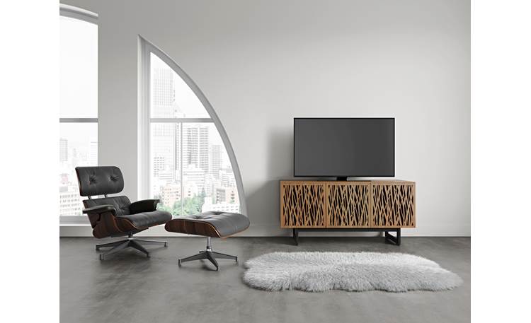 BDI Elements 8777 Natural Walnut w/Wheat Doors (TV not included)