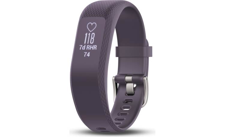 Garmin Vivosmart 3 Smart Fitness Activity Tracker│Wrist Heart Rate│Purple│Small 