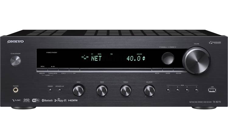 Brutal skrubbe vitamin Onkyo TX-8270 Stereo receiver with HDMI connections, Wi-Fi®, Bluetooth®,  Apple AirPlay® 2, and Chromecast built-in at Crutchfield