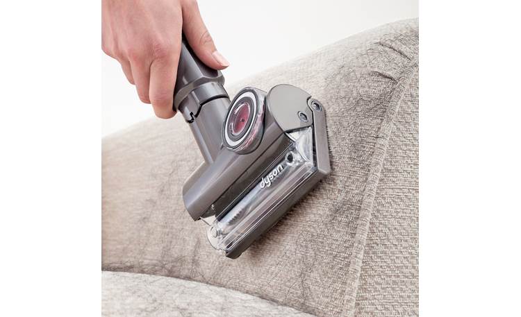 Dyson Cinetic™ Big Ball Animal + Allergy Turbine tool removes pet hair from carpets and upholstery