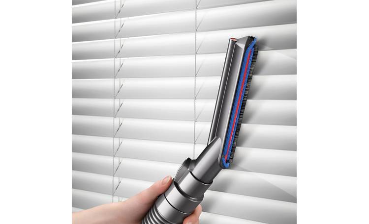 Dyson Cinetic™ Big Ball Animal + Allergy Carbon fiber soft dusting brush offers a lighter touch
