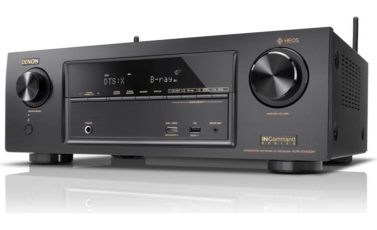 Denon AVR-X1400H IN-Command Angled front view