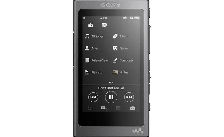 Sony NW-A35 Walkman® (Charcoal Black) High-resolution portable digital  music player with Bluetooth® at Crutchfield
