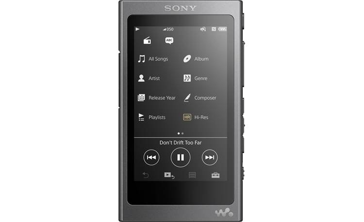 Sony NW-A35 Walkman® (Charcoal Black) High-resolution portable