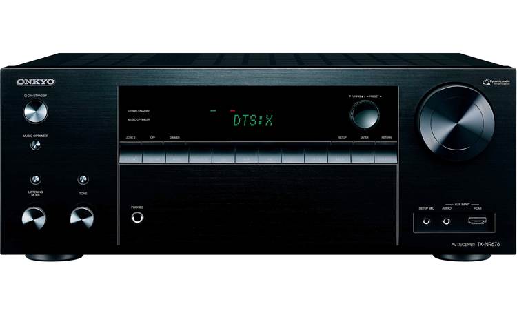 Onkyo TX-NR676 7.2-channel home theater receiver with Wi-Fi