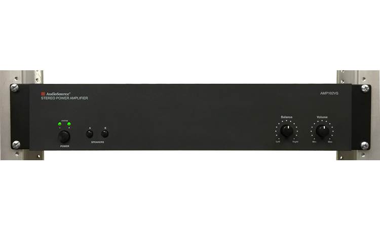 AudioSource AMP102VS Shown with included rack-mount hardware