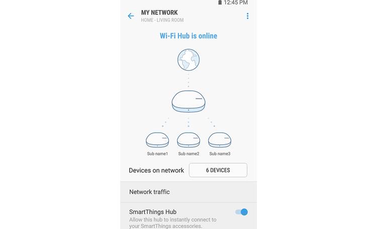 Samsung Connect Home Pro Wi-Fi® Router Expandable: add up to five additional nodes