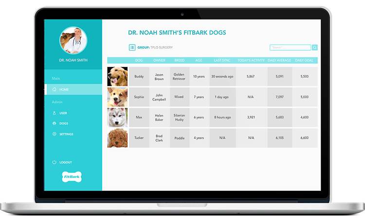 FitBark Activity Monitor Keep your vet in the loop as well