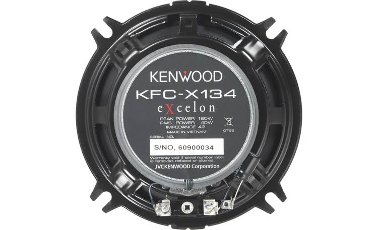 Kenwood Excelon KFC-X134 Back