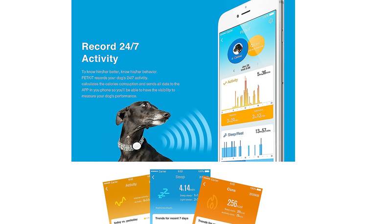Pet Weight Management Bundle Keep tabs on your pet's health, even while he's resting