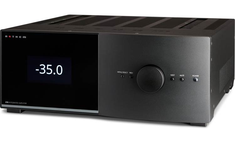 Anthem STR Integrated Amplifier Angled front view