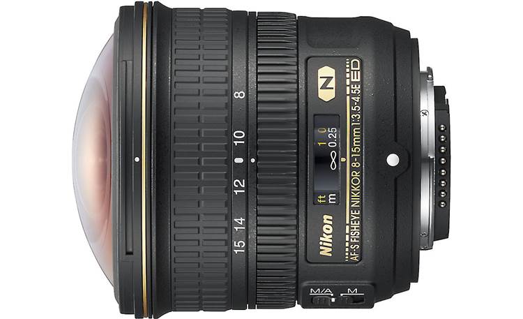 Nikon AF-S Fisheye Nikkor 8-15mm f/3.5-4.5E ED Ultra-wide-angle zoom ...