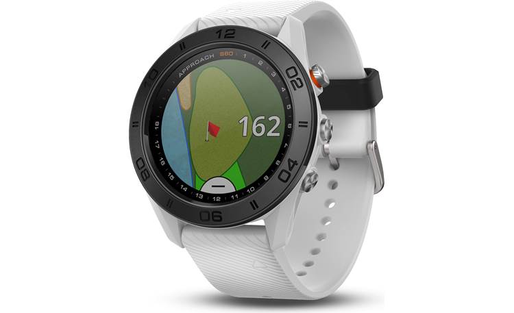 Garmin Approach® S60 (White) Golf GPS — covers over 41,000 courses worldwide at Crutchfield