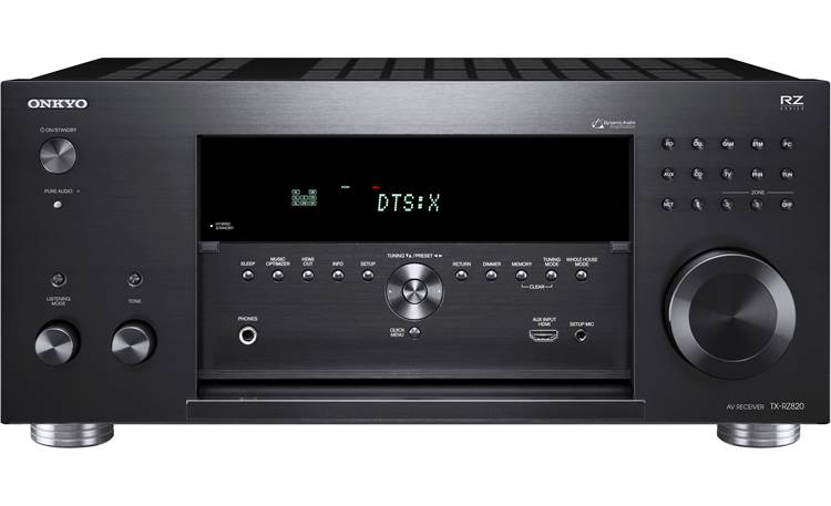 Onkyo TX-RZ820 Front-panel connections and controls