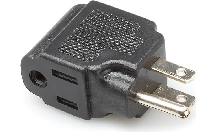 Hosa Right-angle Power Adapter Front