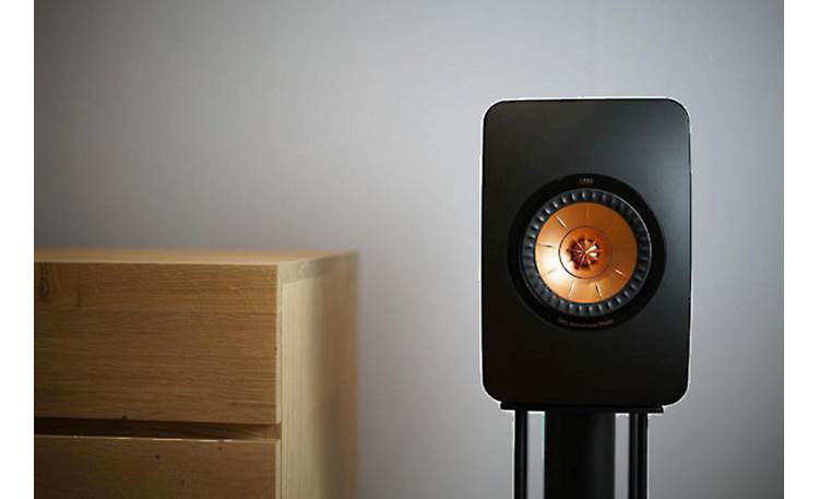 KEF LS50 Shown on KEF LS50 speaker stand (not included)