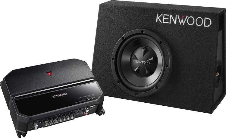Kenwood P-W101B 170-watt Bass Package Front