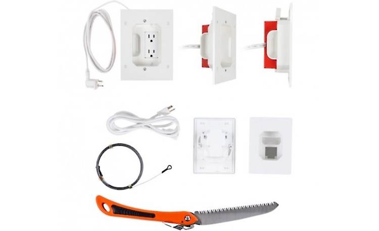 Metra Ethereal Double Outlet Relocation Kit Includes everything you need to create a power outlet behind your TV