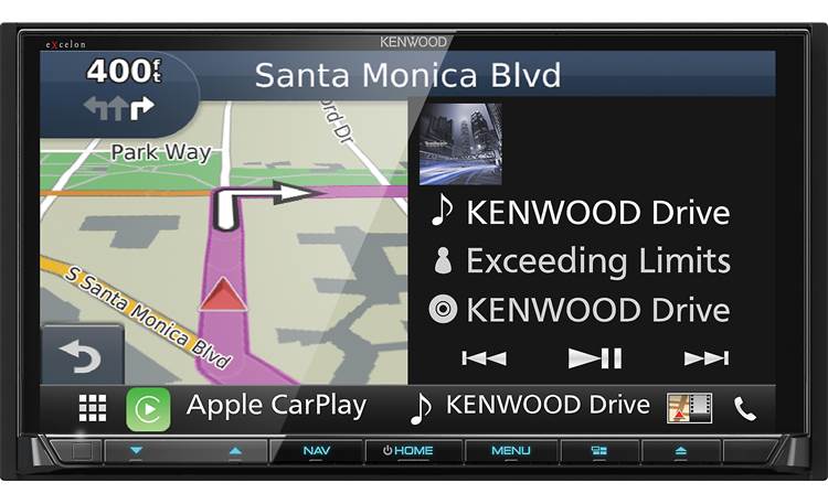 Kenwood Excelon DNX994S Navigation receiver at Crutchfield