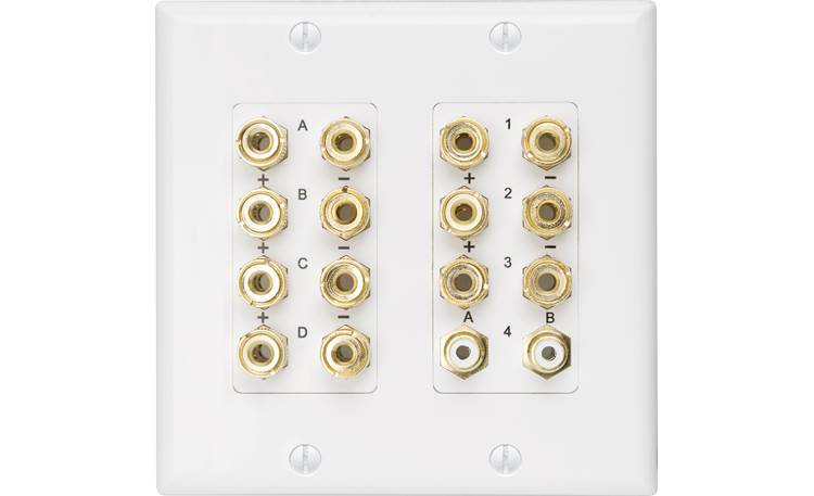 Russound HTP-7.2 Home Theater Wall Plate Connect up to 7 speakers and 2 powered subwoofers