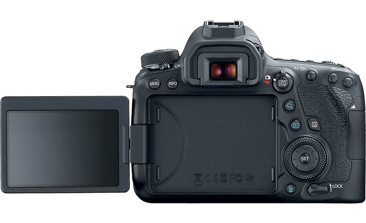Canon EOS 6D Mark II L-series Zoom Lens Kit Back, with touchscreen flipped out