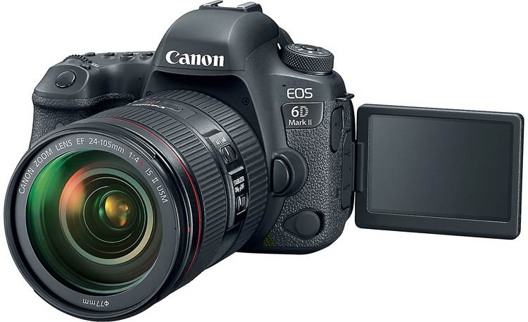 Canon EOS 6D Mark II L-series Zoom Lens Kit Front, with touchscreen flipped forward