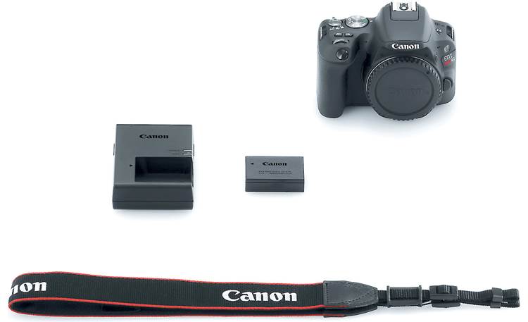 Canon EOS Rebel SL2 (no lens included) Shown with included accessories