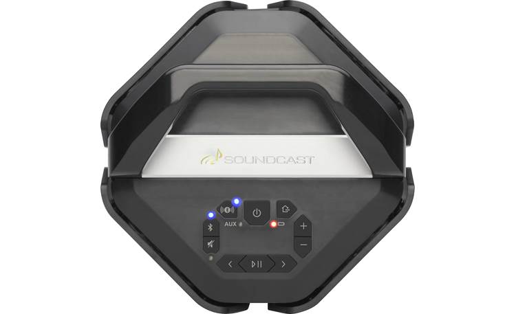 Soundcast VG7 Top-mounted control buttons