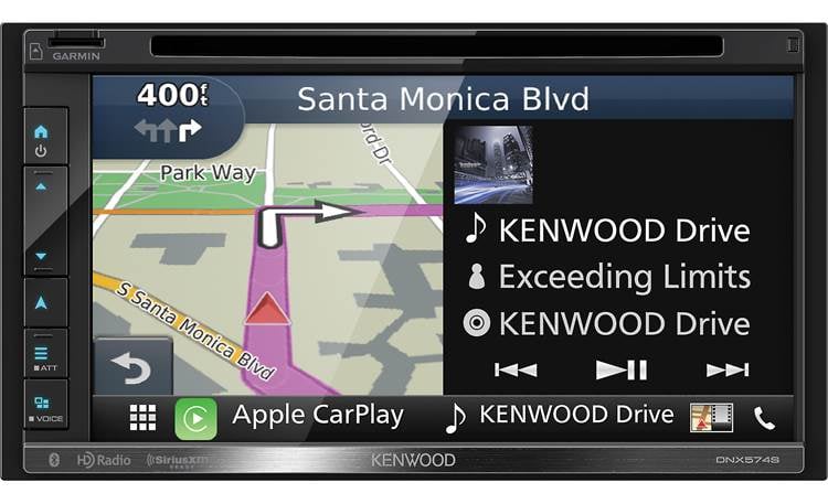 Kenwood DNX574S Navigation receiver at Crutchfield