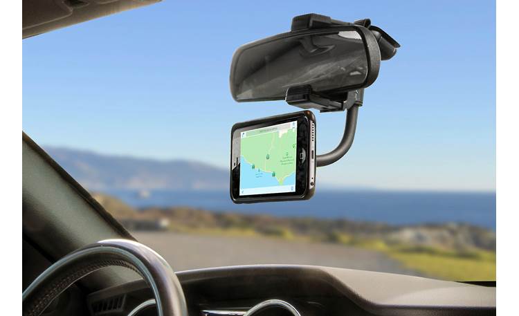 Scosche MAGRVM2 MagicMount™ Rear-view mirror mount for mobile devices ...