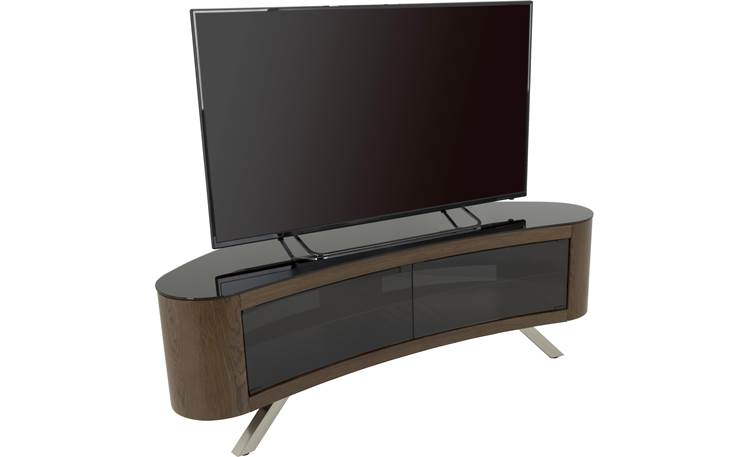 AVF Affinity Bay 1500 Walnut - left front (TV not included)