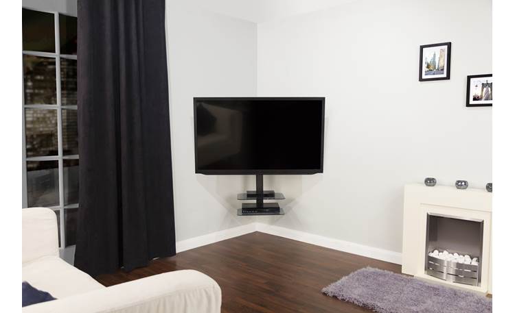AVF Floating Cornermount Corner-mount at any angle (TV and components not included)