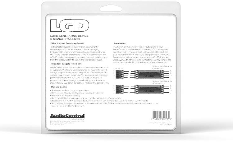 AudioControl AC-LGD Installation instructions included